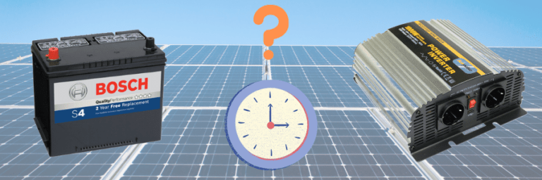 How Long Will A 12v Battery Last With An Inverter? Calculator Solar