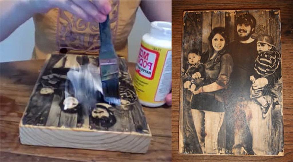 How To Transfer Photo To Wood DIY Tag