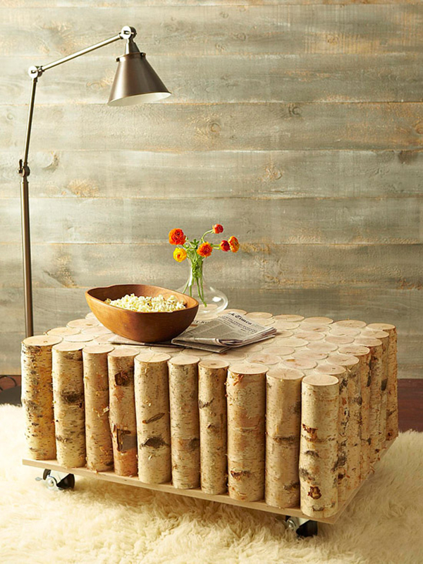 12 DIY Log Decorating Ideas for Your Home and Garden