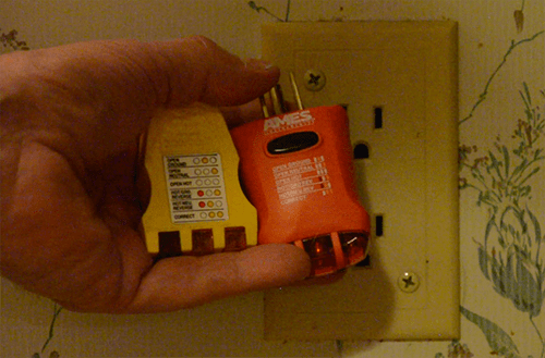 Standard and GFCI Outlet Tester Easy DIY Test