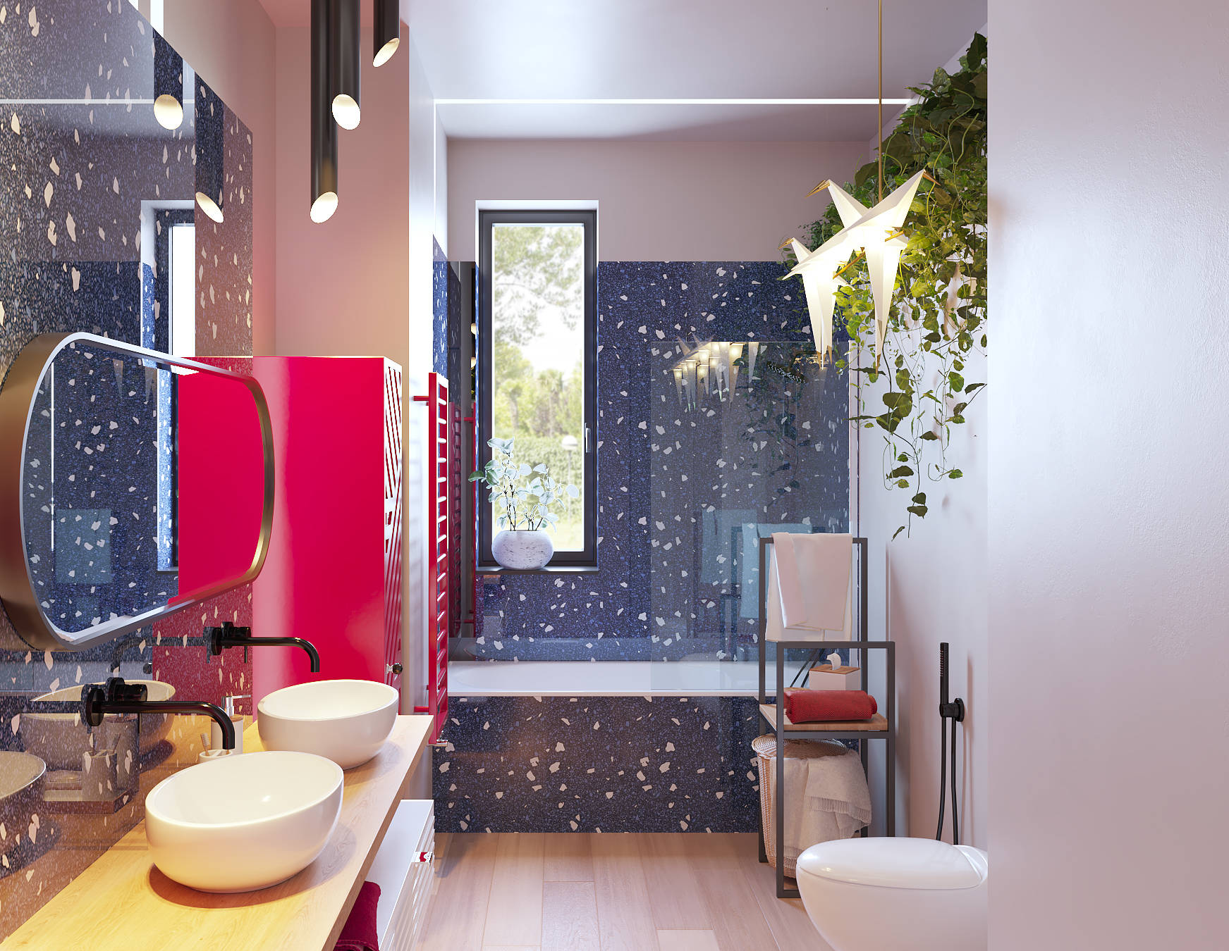 Проект Дом на склоне. Ванная комната от Виктория Королева