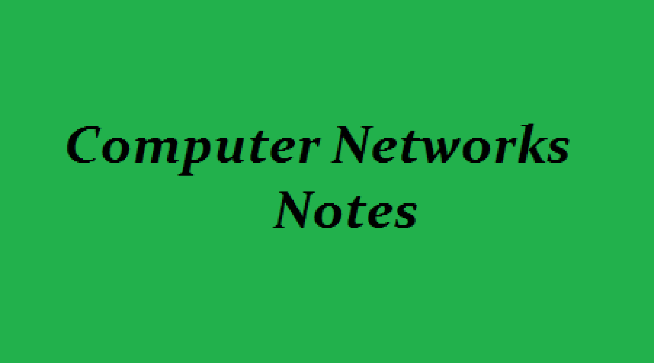 LECTURE NOTES ON COMPUTER NETWORKS PDF DIZNR INTERNATIONAL