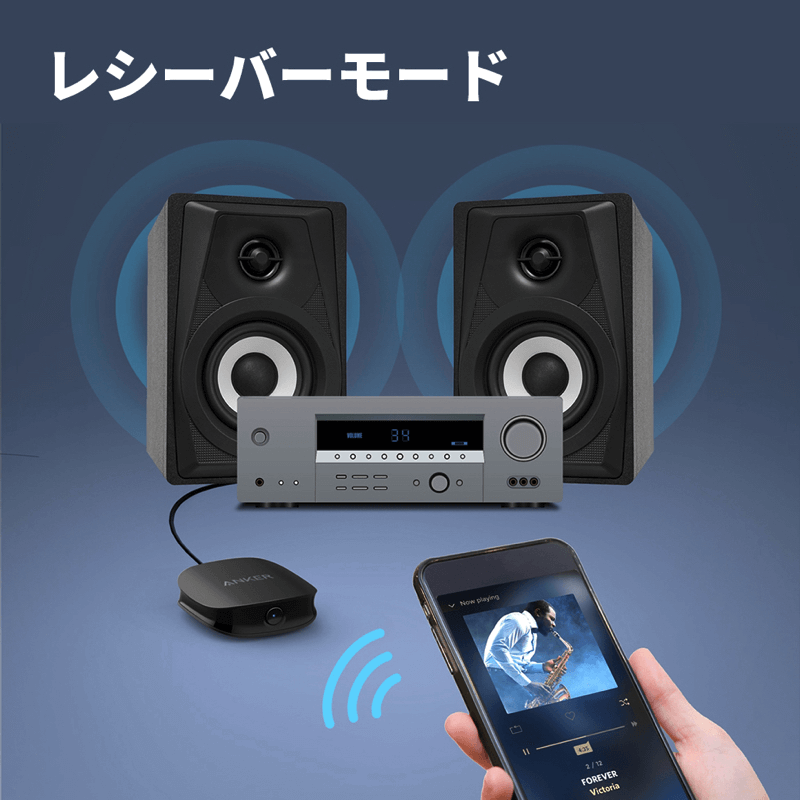 1台のスマホで複数のスピーカーにBluetooth接続する方法【Anker Soundsyncでマルチペアリング】