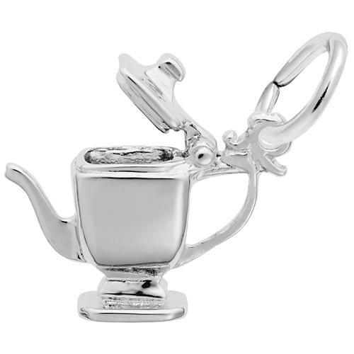 Rembrandt Teapot Charm, Sterling Silver