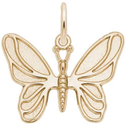 14K Gold Butterfly Charm by Rembrandt Charms