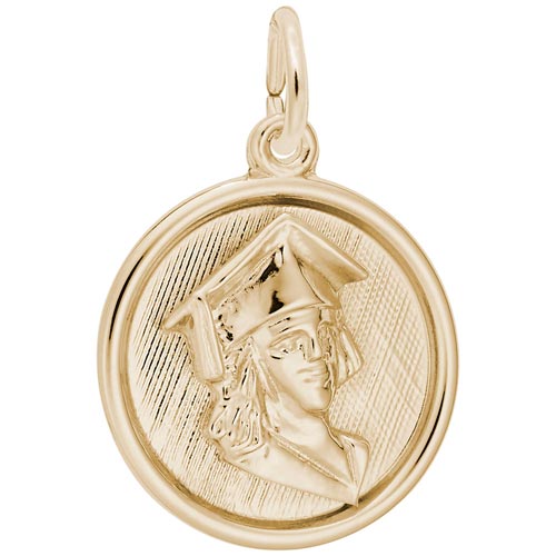 14k Gold Graduation Charm by Rembrandt Charms
