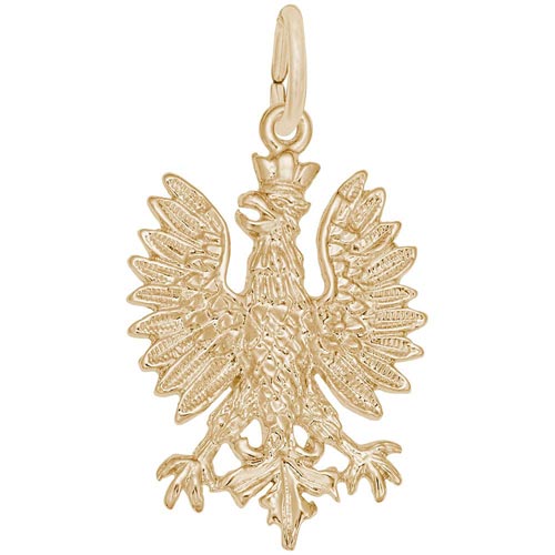 14k Gold Phoenix Bird Charm by Rembrandt Charms