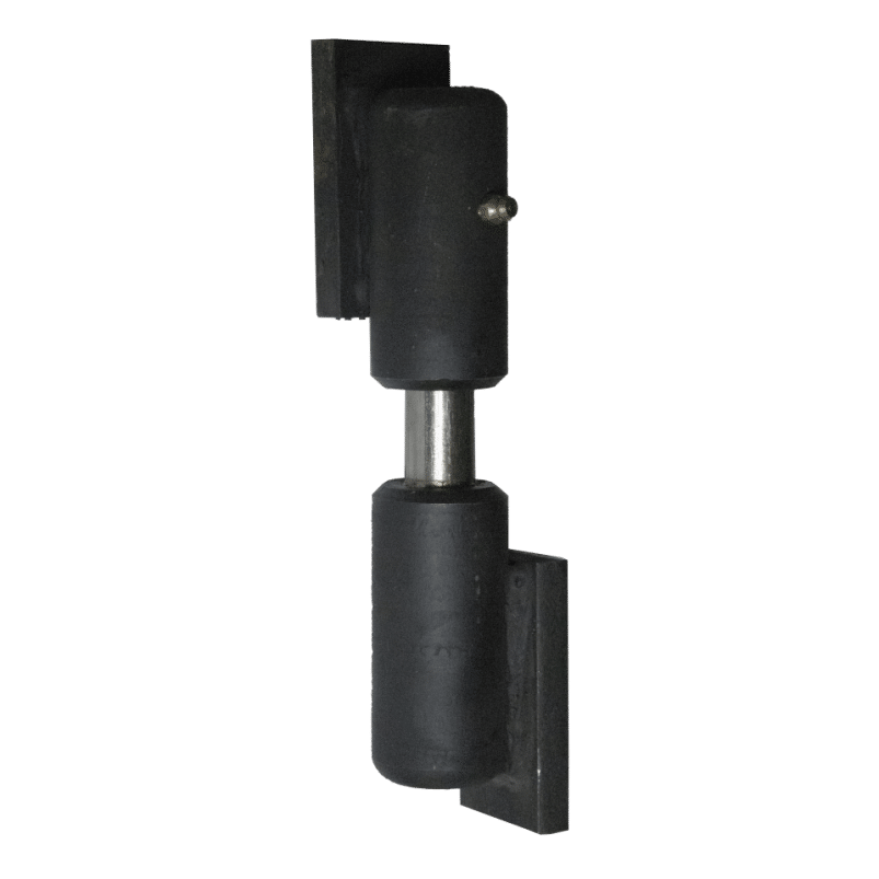 7" steel, weld on, heavy duty barrel hinge with plate and with bronze