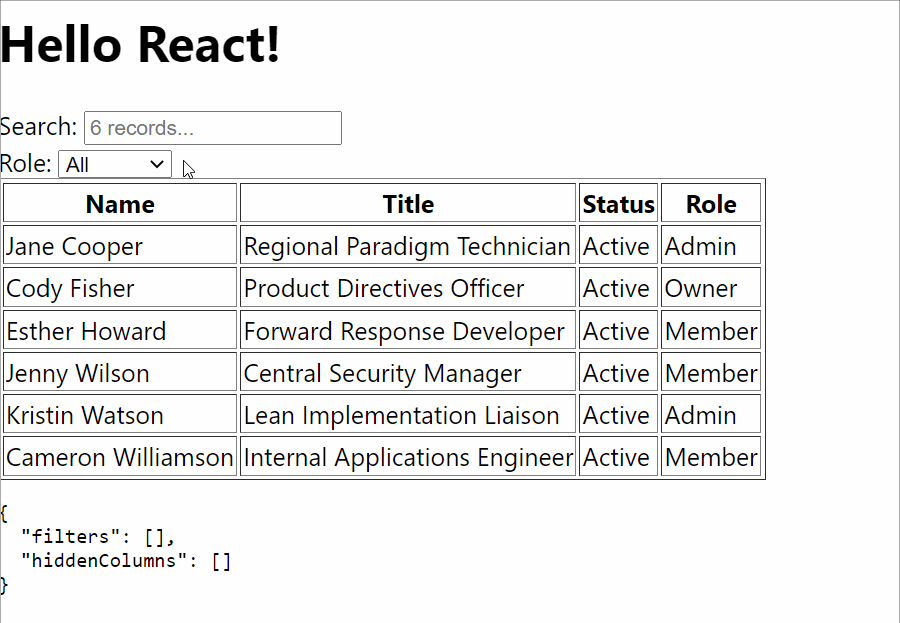 React Table Tutorial Part 1 Build a fully featured table component
