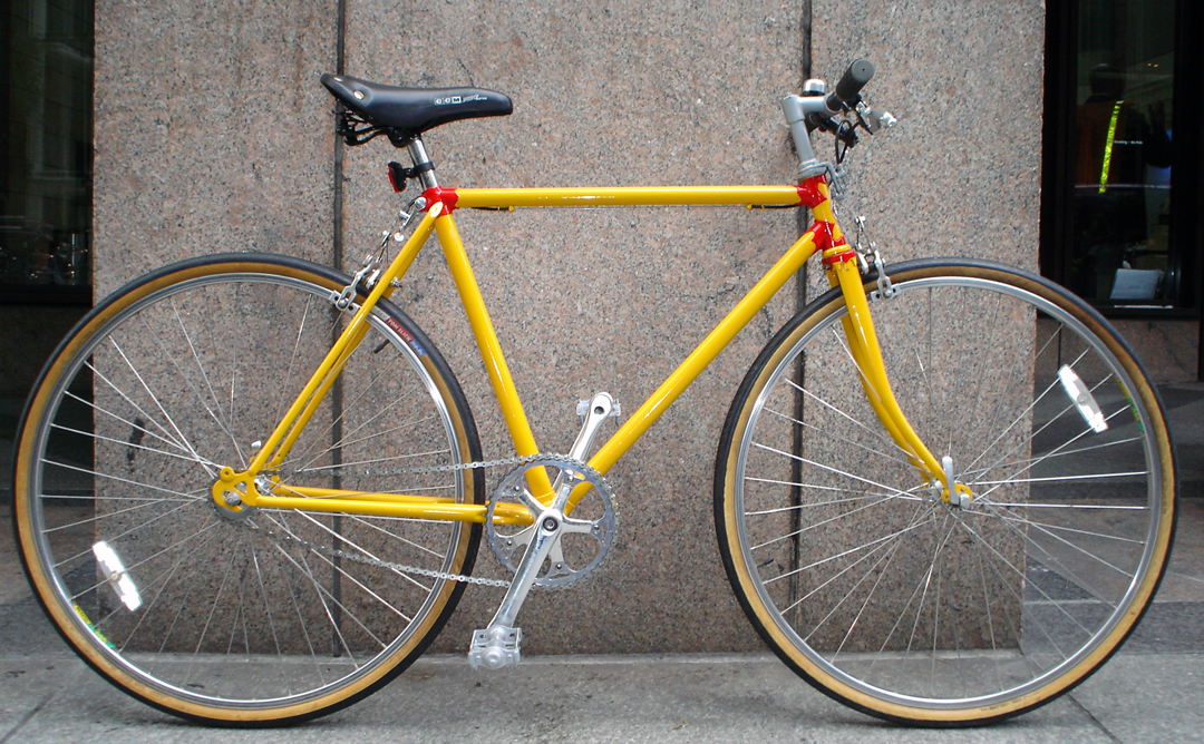 My first custom singlespeed bike build