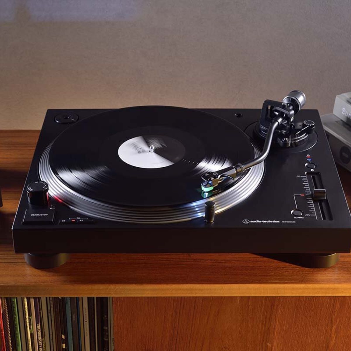AudioTechnica Consumer ATLP120XBTUSB Stereo Turntable with USB and Bluetooth (Black) DJ Corner