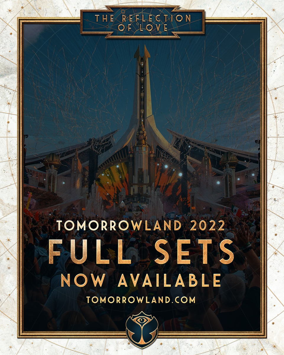 Tomorrowland 2022 Sets completos ya disponibles! Revive cada momento y