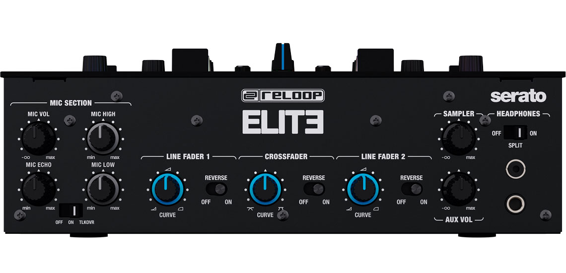 NUEVO Reloop ELITE Mezcladora De Batalla Dedicada Para Serato DJ Pro