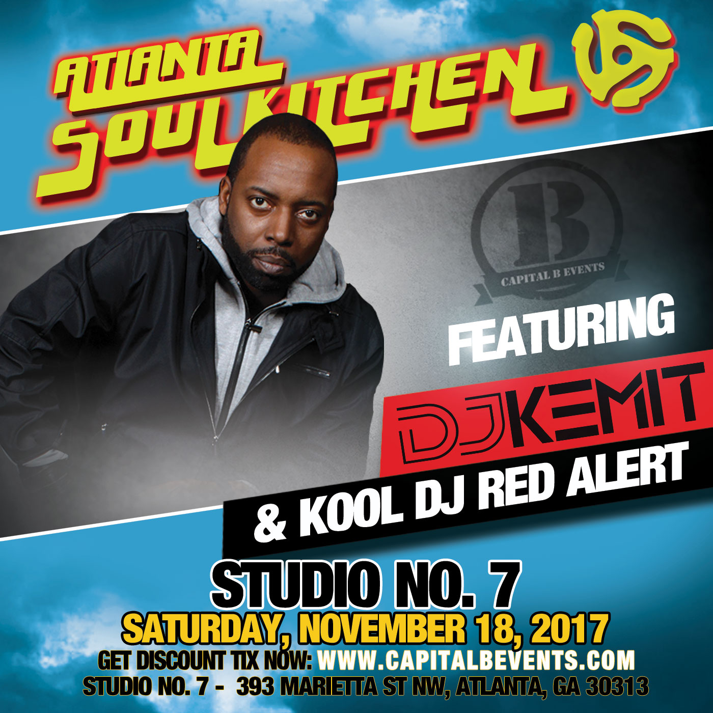 Atlanta Soul Kitchen featuring DJ Kool Red Alert & DJ Kemit DJ Kemit