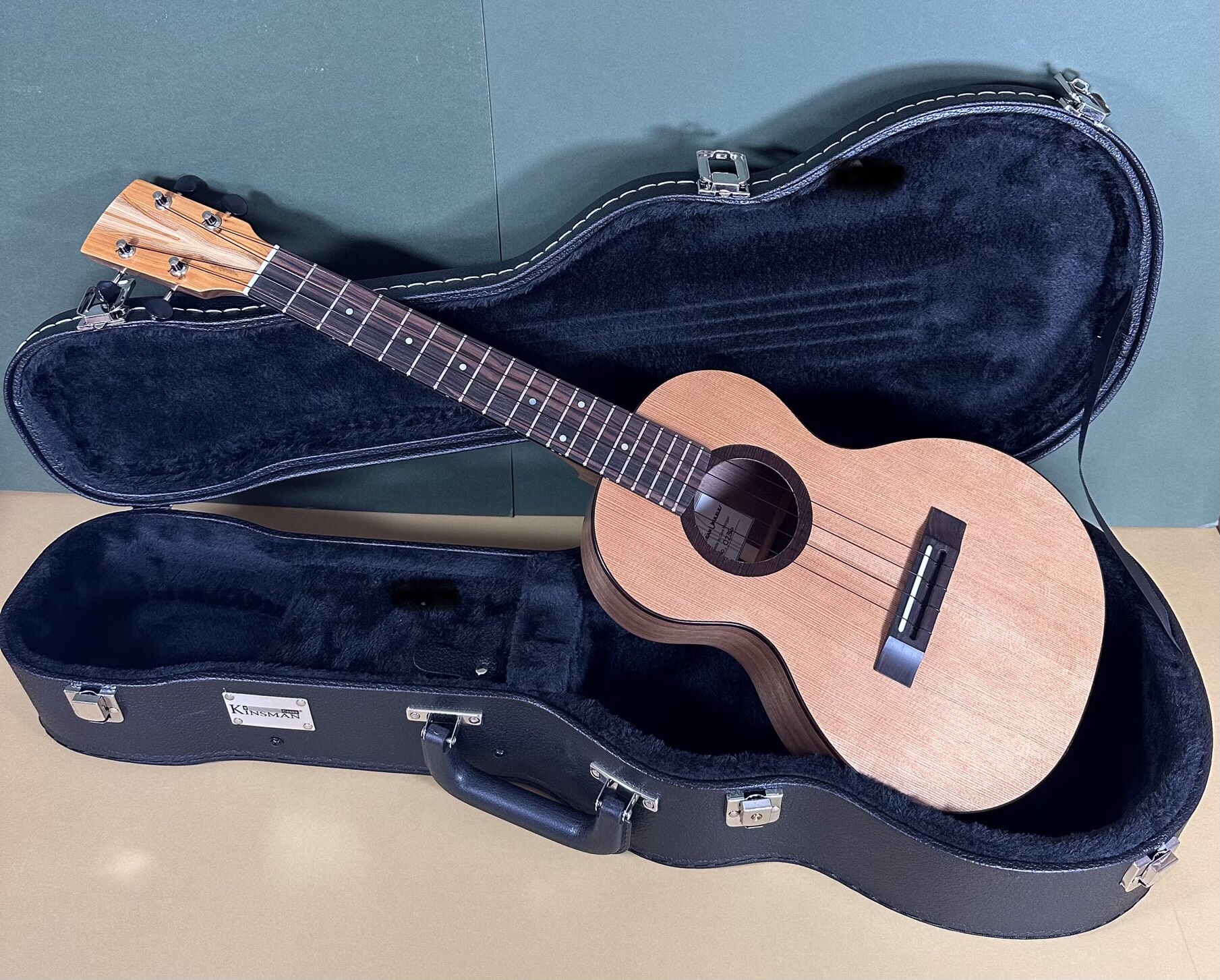 American Black Walnut and Western Red Cedar Tenor Ukulele DJ