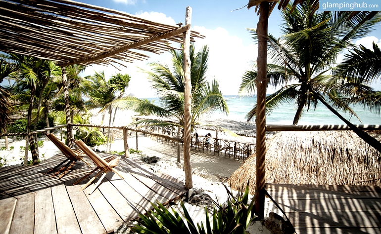 Cottages in Mexico Tulum beachfront cottages Beach Cabanas Tulum
