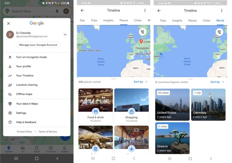 How to view your location history in Google Maps DJ's Tech Forum