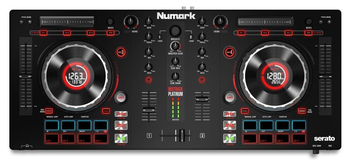 Numark Mixtrack Platinum Controlador Serato DJ Revisión y Video