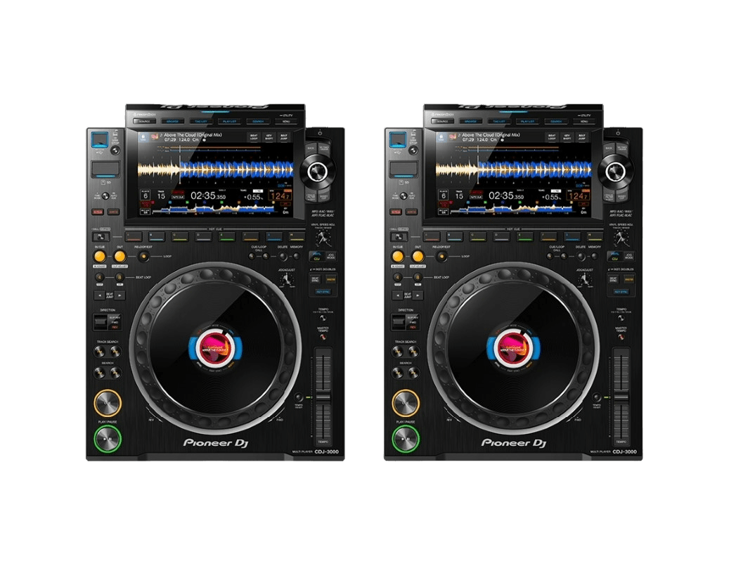 Pioneer DJ Bundle Pair Pioneer DJ CDJ3000 Professional DJ multi