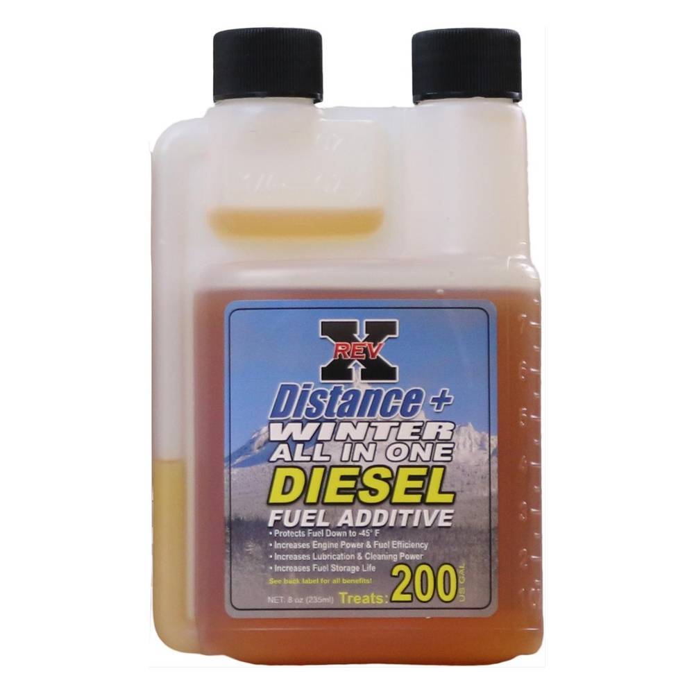 REVX Fuel DISW0824 Distance + WINTER Fuel Additive 8oz Bottle