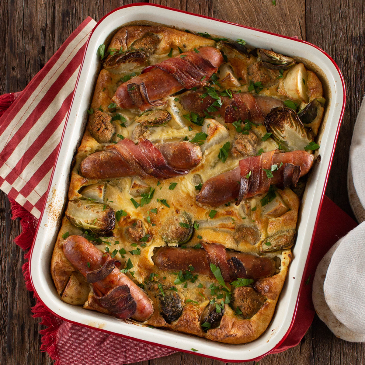 Farmhouse Sausage Toad in the Hole Recipe SunPork Fresh Foods