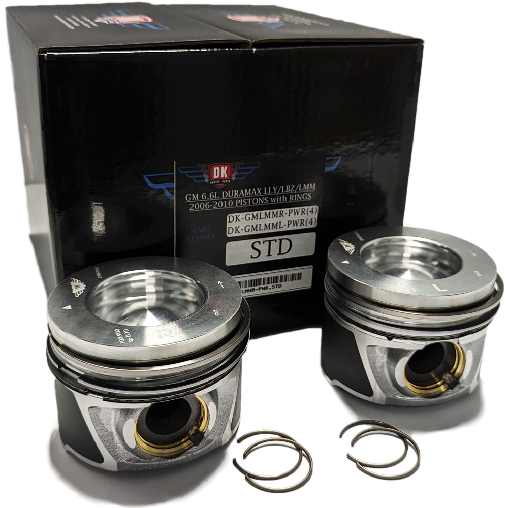 Piston Set w/ Rings LLY/LBZ/LMM Duramax 6.6L 20062010