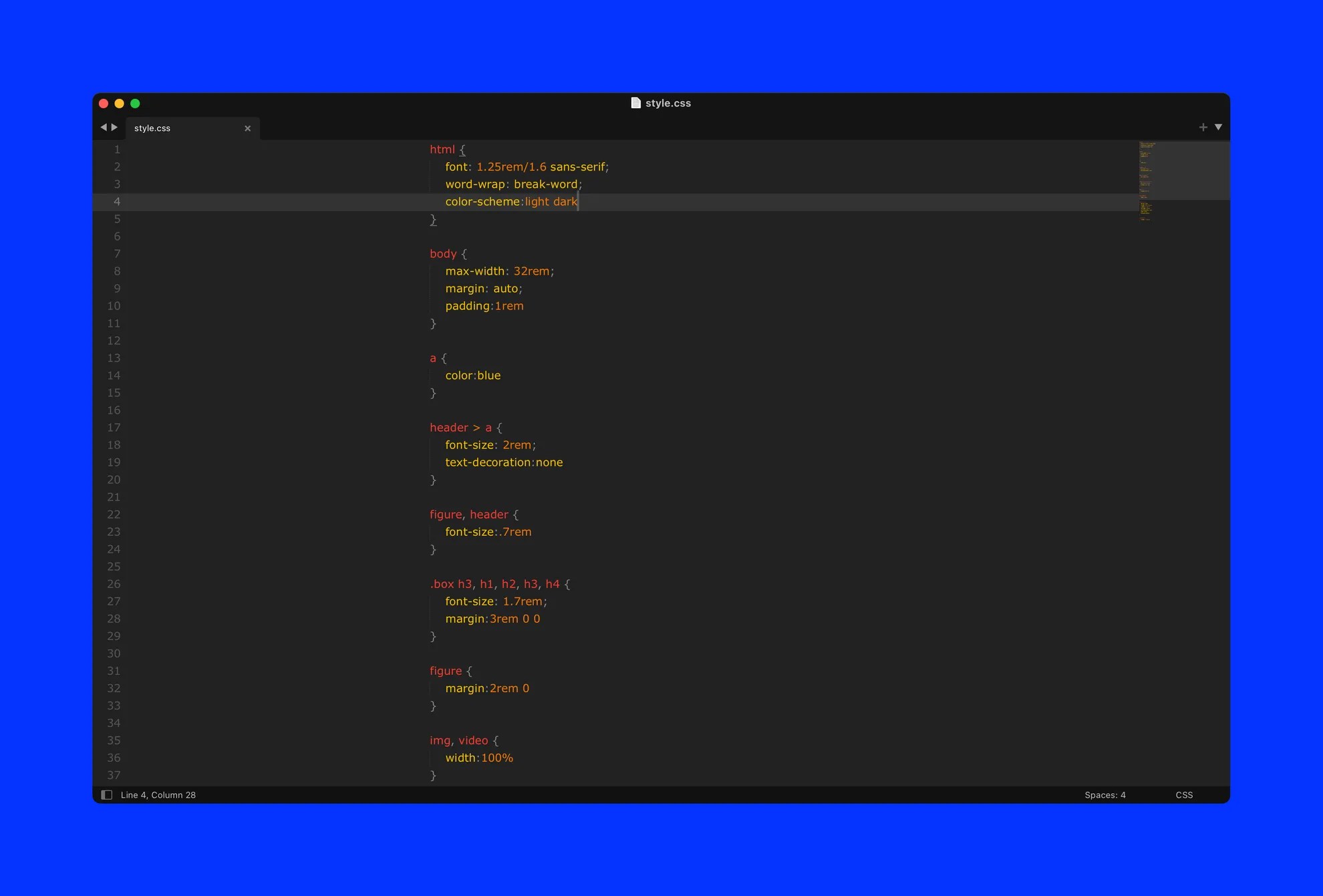 Nativer Dark Mode mit CSS — DKeu.de