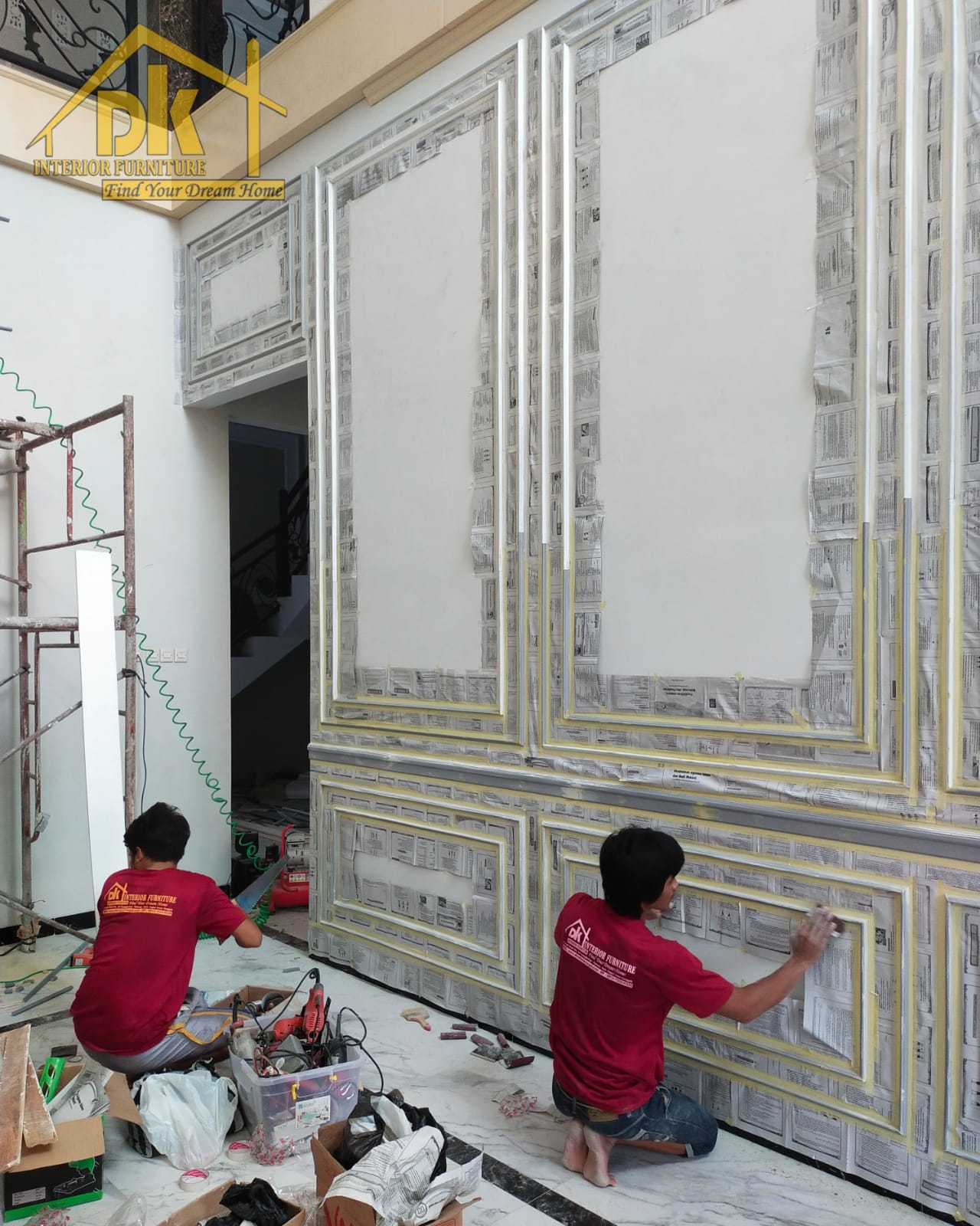 Jasa Pemasangan Wall Moulding Tegal Profesional DK Interior