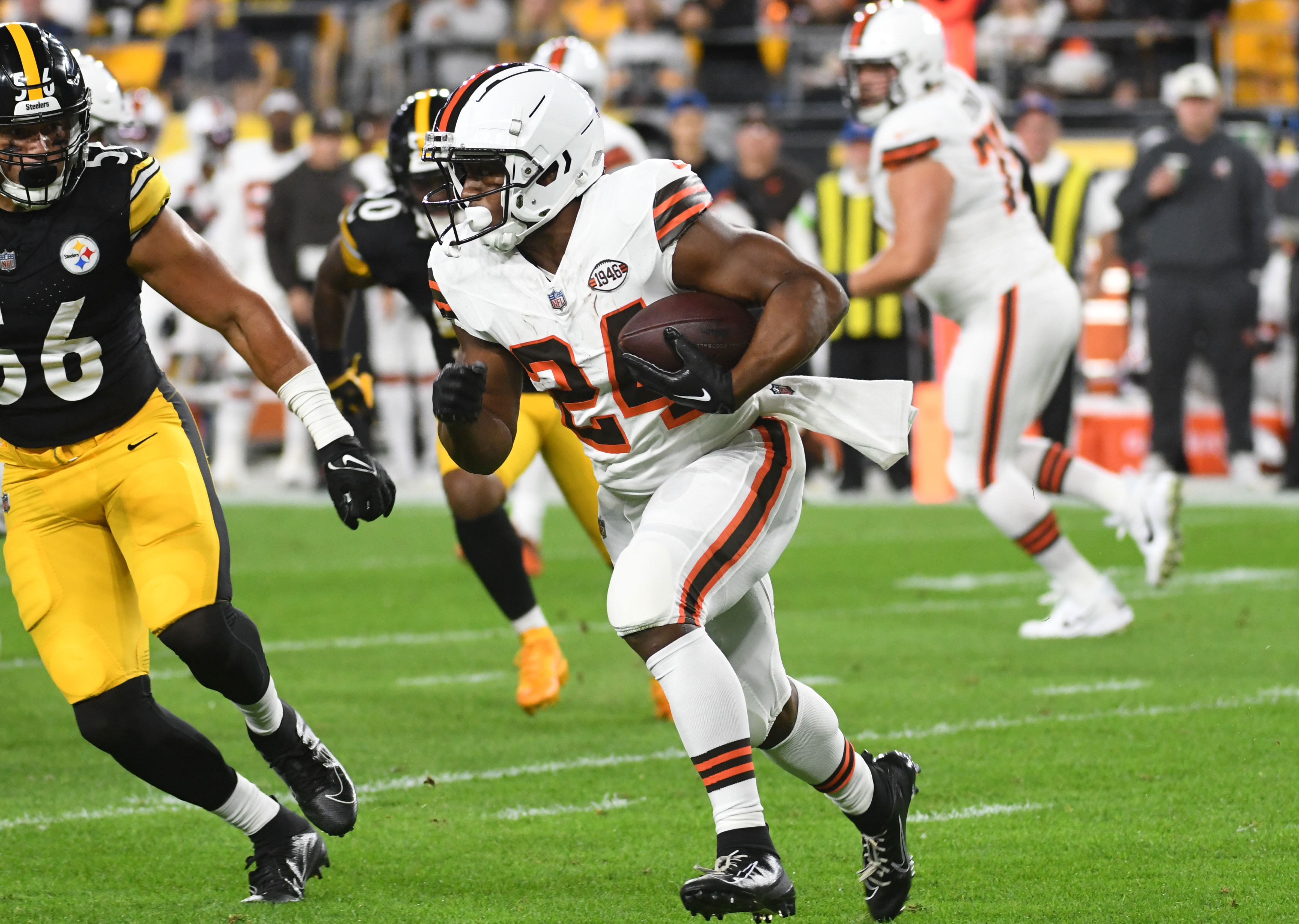 Who was the Browns starting running back for fantasy football in 2023