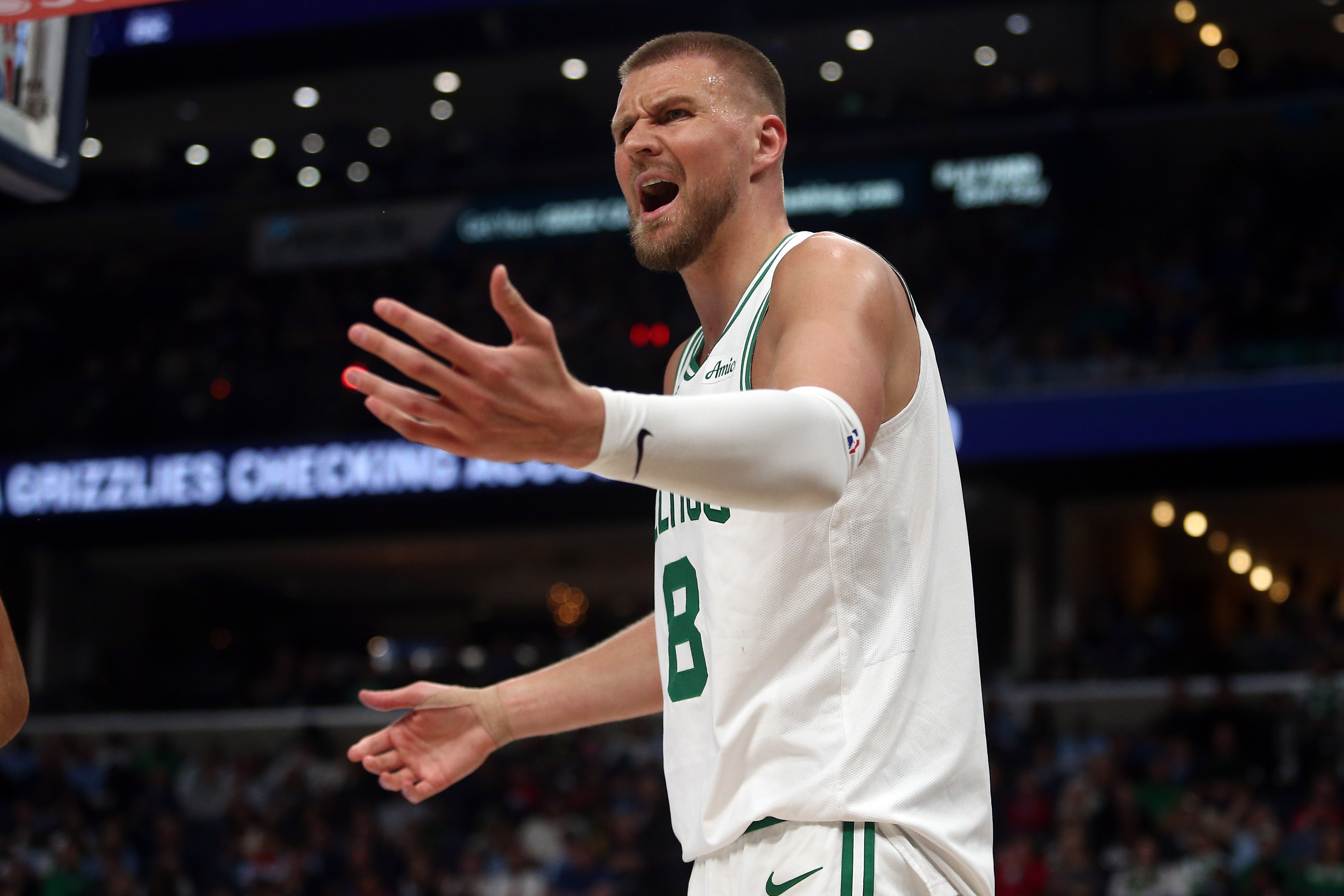 What happened to Kristaps Porzingis? Live injury updates for Celtics vs