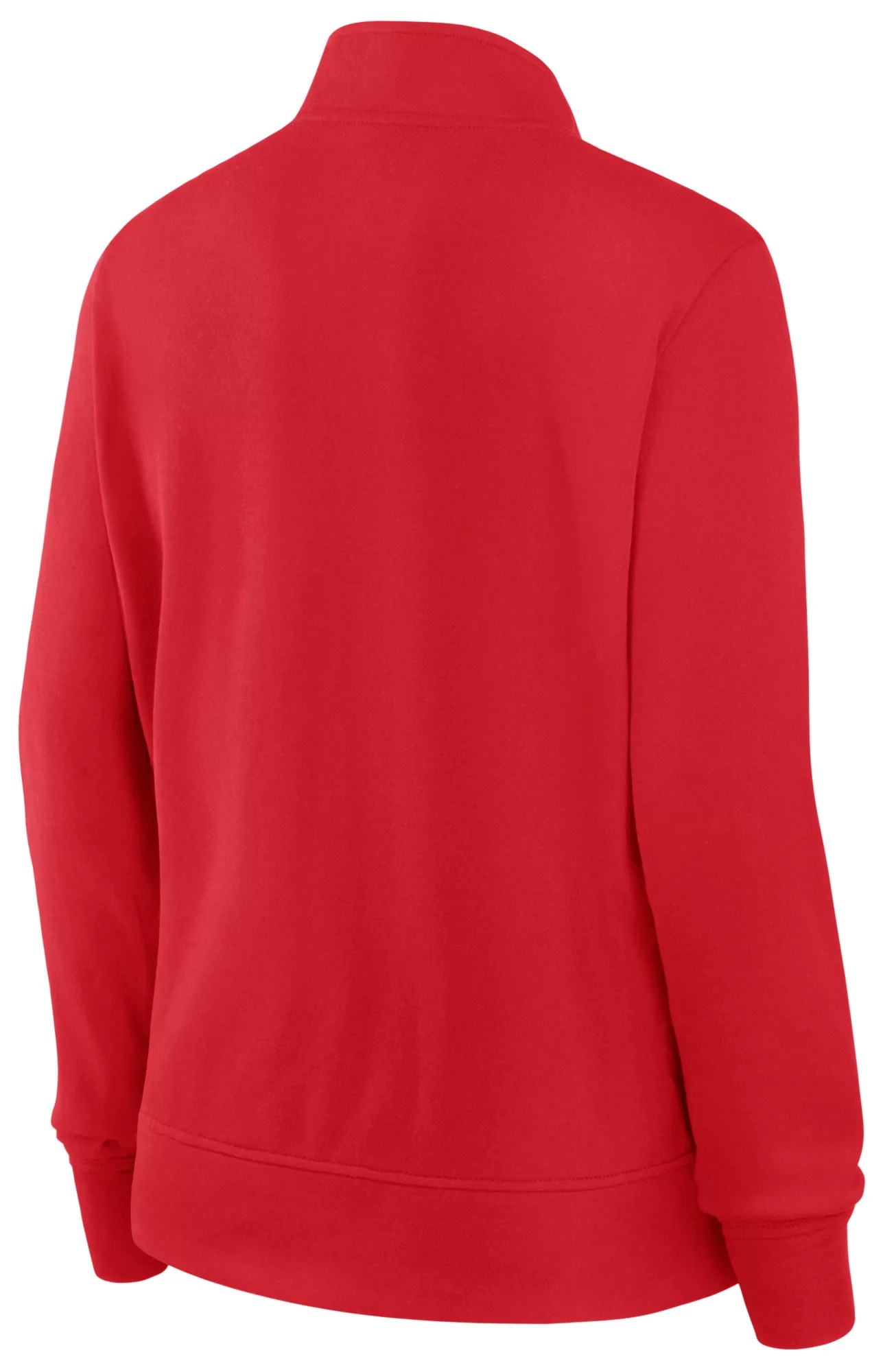 NCAA Women's Wisconsin Badgers Red Terry Logo QuarterZip Dick's