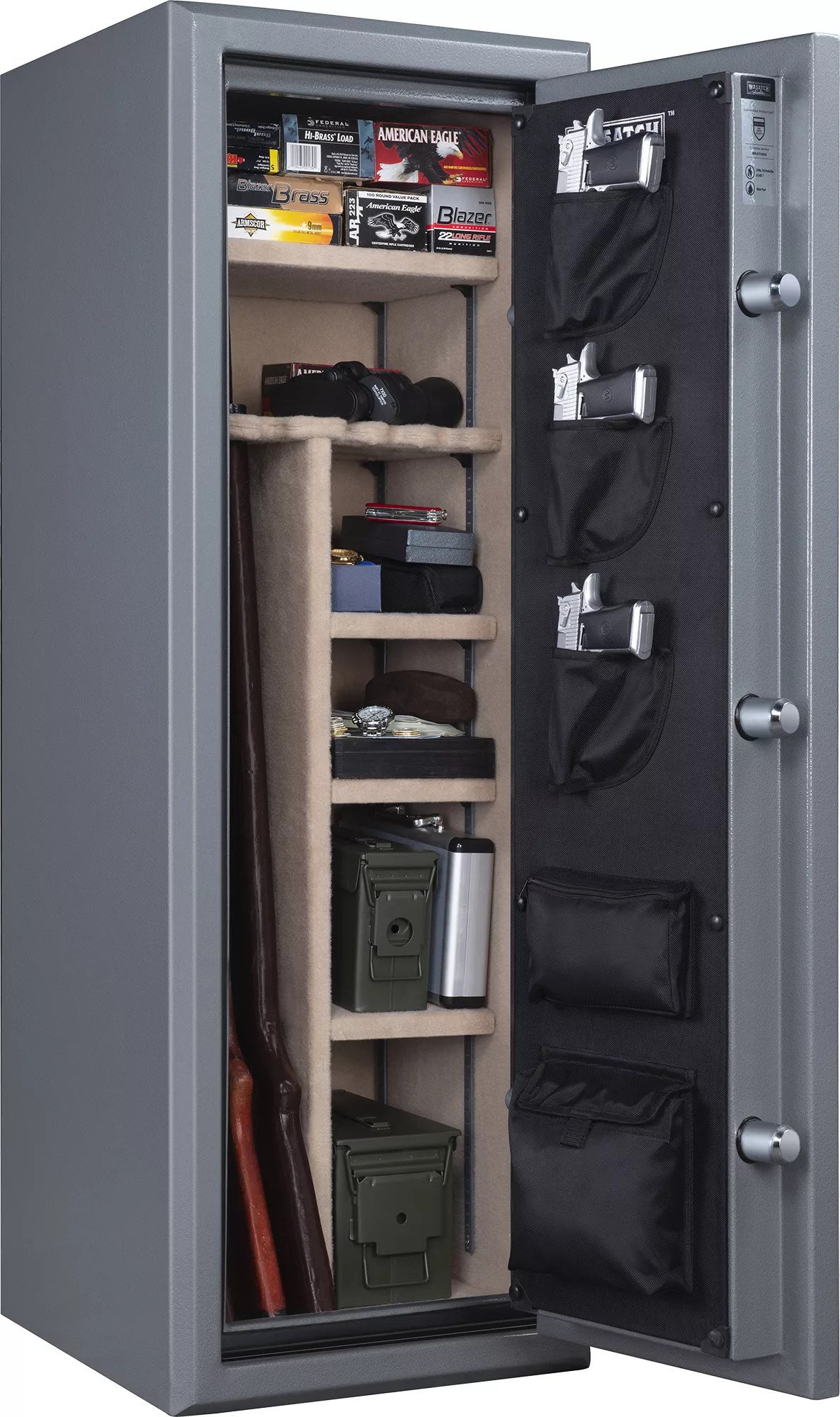 Wasatch 18 Gun Fire And Water Safe With Electronic Lock Big Apple Buddy