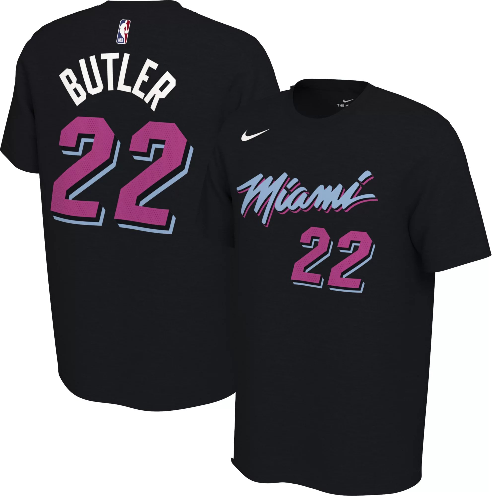 Nike Men's Miami Heat Jimmy Butler 22 DriFit City Edition TShirt