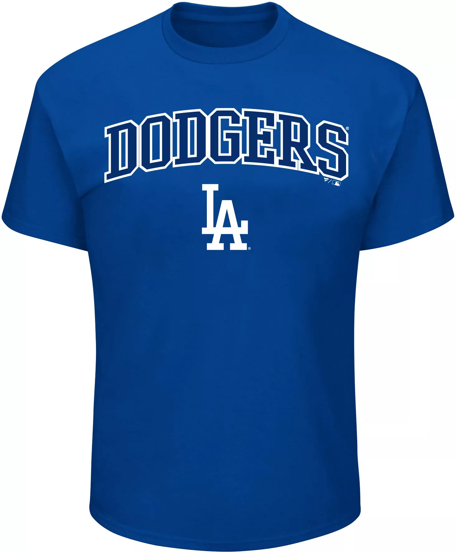 Fanatics Mlb Men's Los Angeles Dodgers Dodger Blue Big And Tall Arch Logo TShirt International