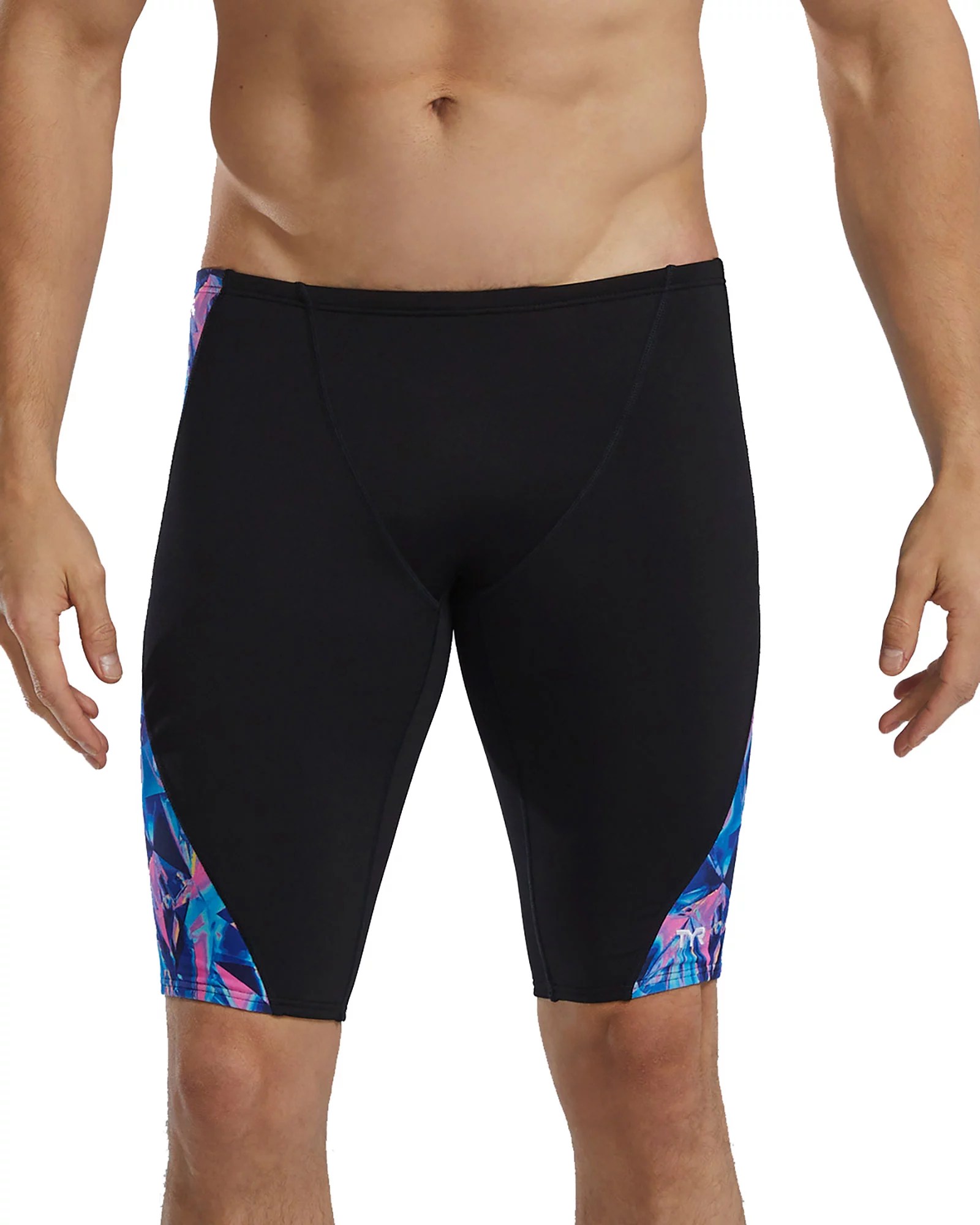 Tyr Men's Durafast Elite Crystalized Jammer Swimsuit International Shipping