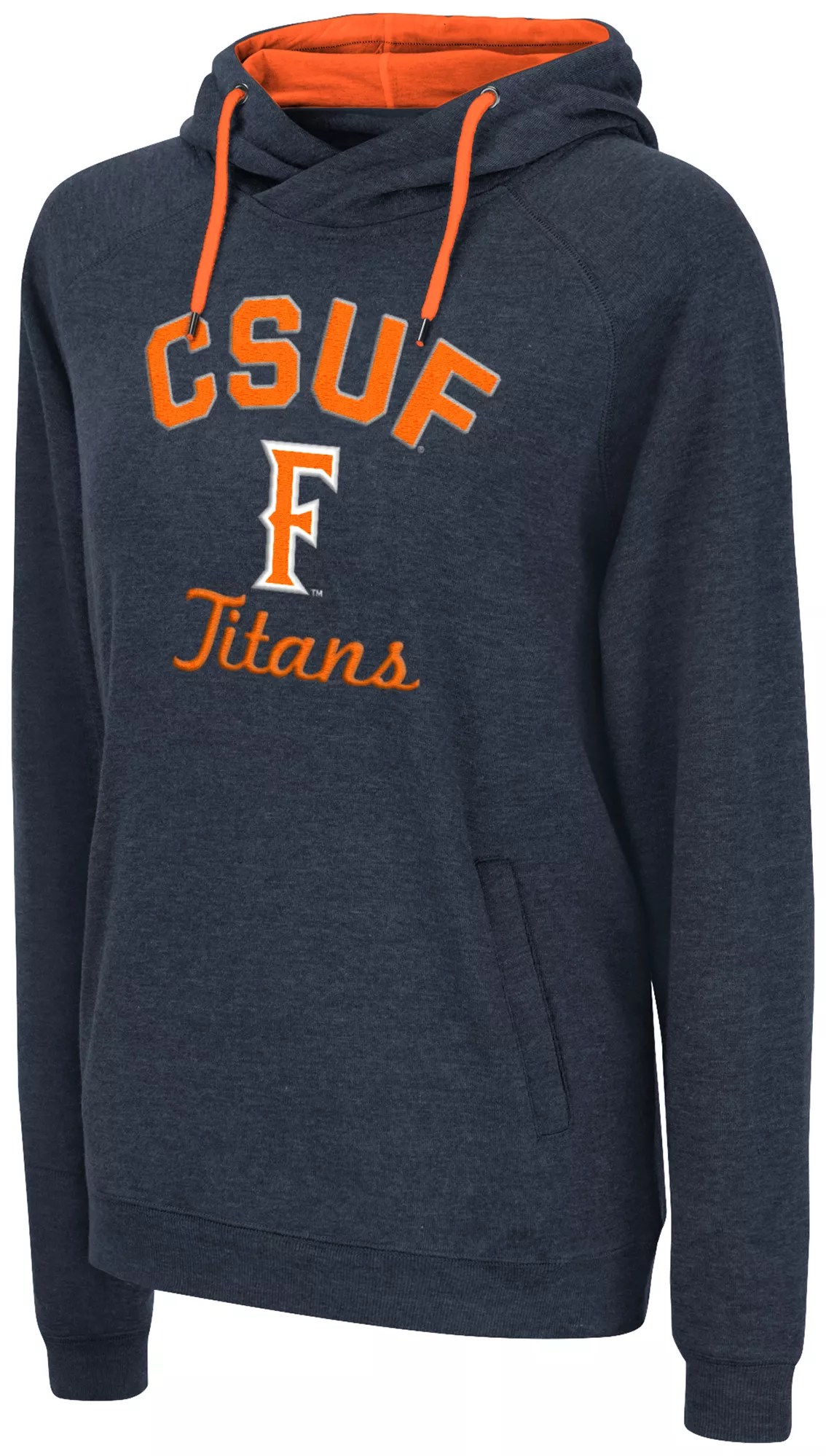 Colosseum Women's Cal State Fullerton Titans Navy Pullover Hoodie
