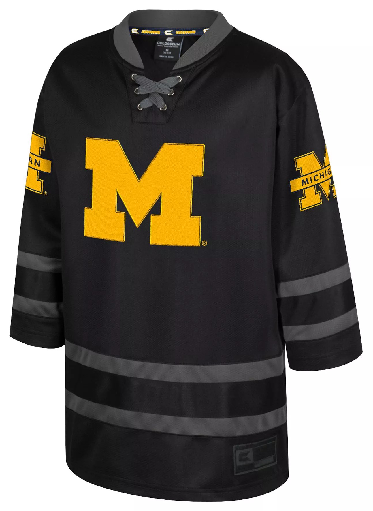 Colosseum Youth Maine Black Bears Black On The Ice Hockey Jersey Dick