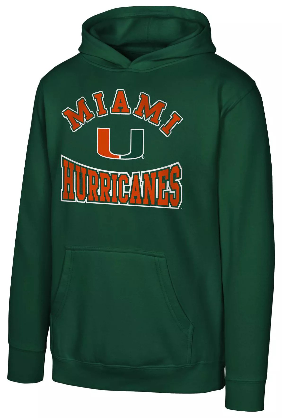 Gen2 Youth Miami Hurricanes Green Hometown Pullover Hoodie Dick's
