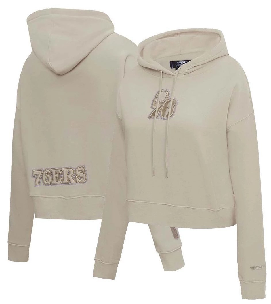 Pro Standard Women's Philadelphia 76ers Cropped Hoodie Dick's