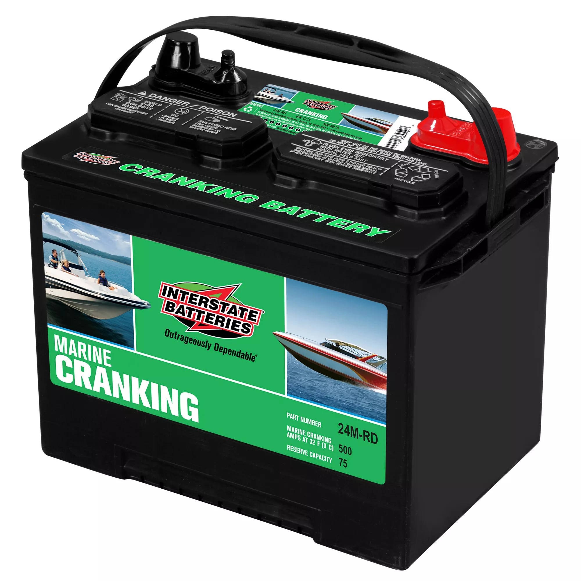 Interstate Batteries 24MRD Marine Cranking Battery Dick's Sporting Goods