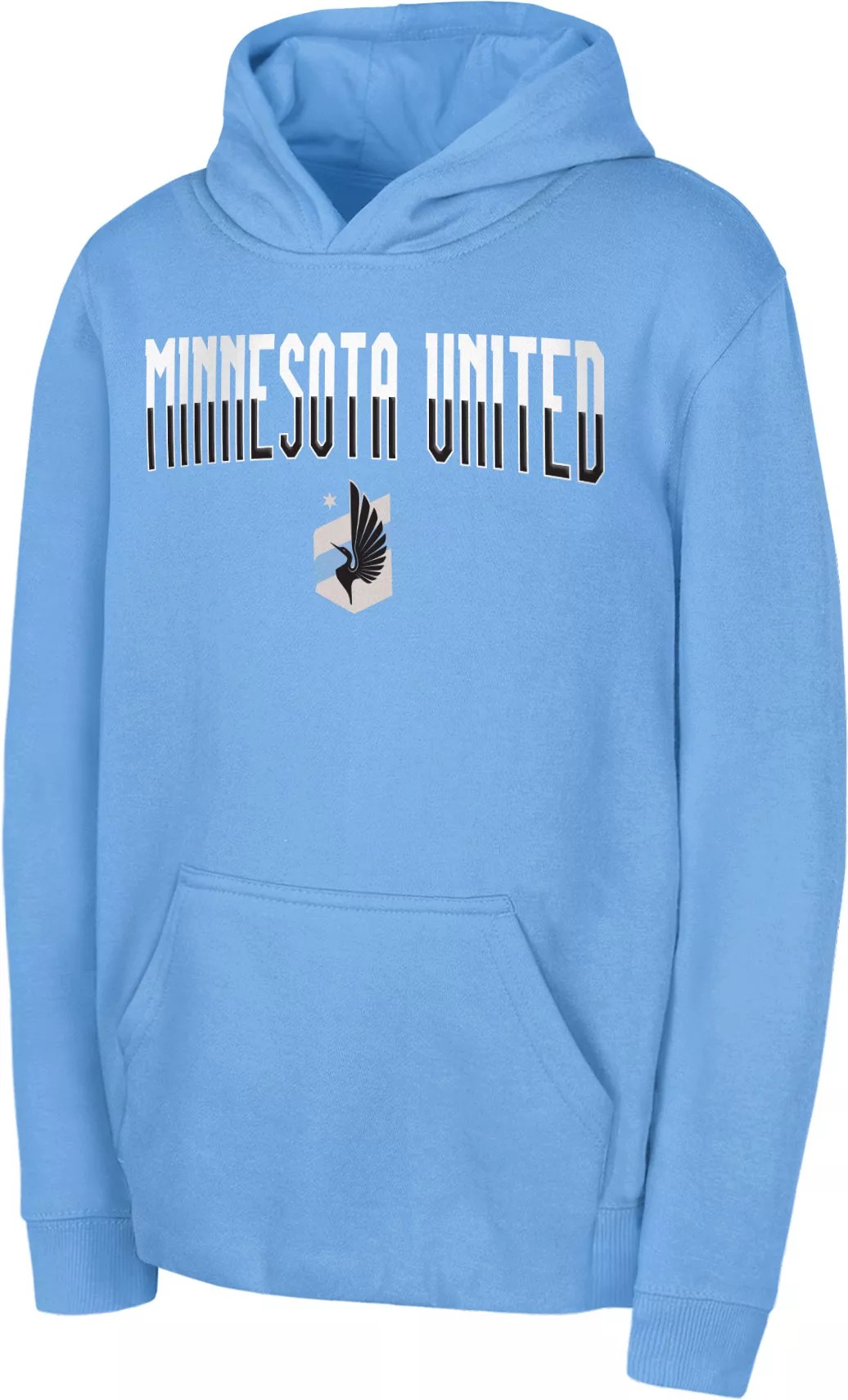 MLS Youth Minnesota United FC Defender Light Blue Pullover Hoodie