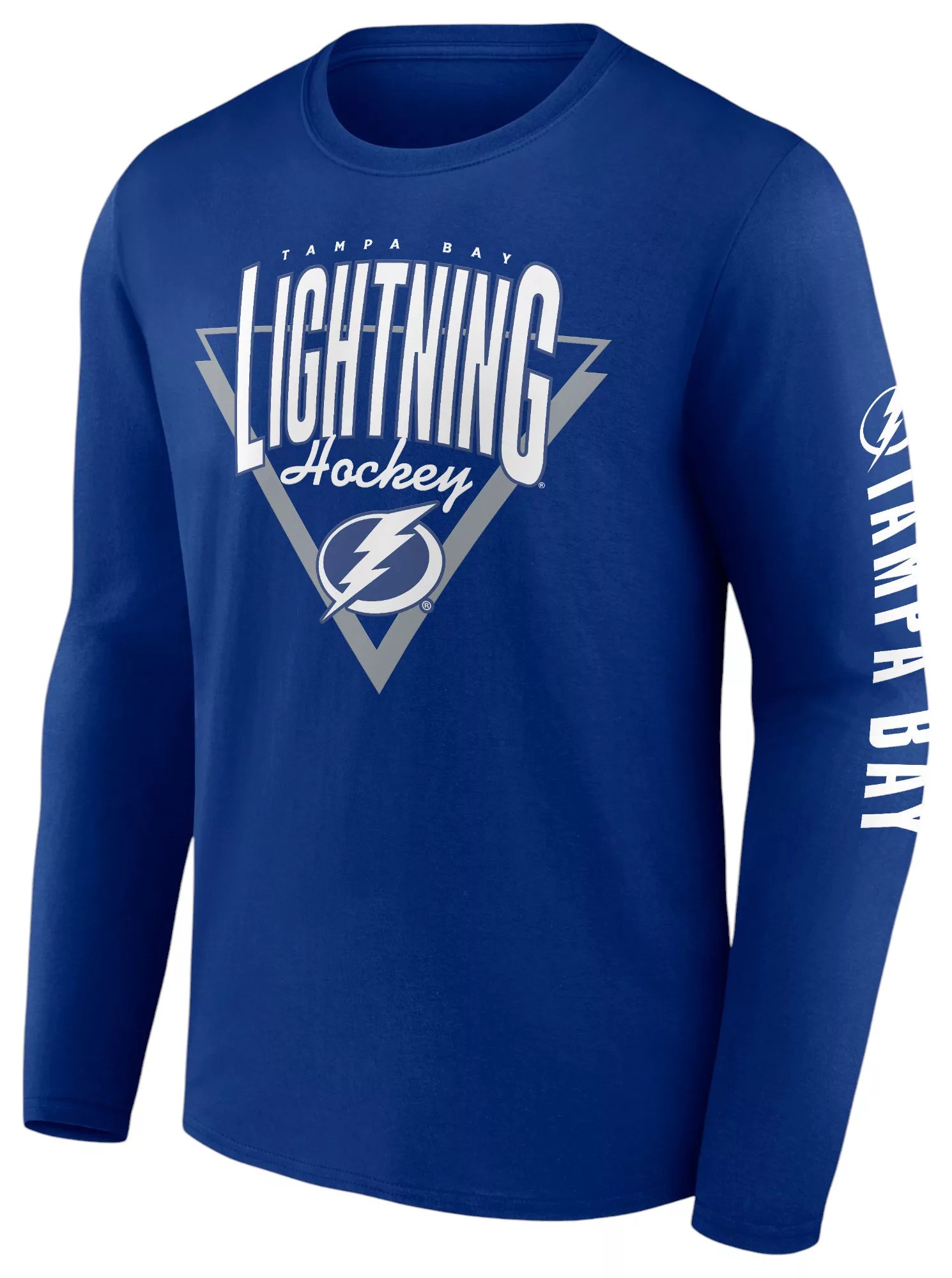 NHL Adult Tampa Bay Lightning Headline Blue Long Sleeve Shirt Dick's