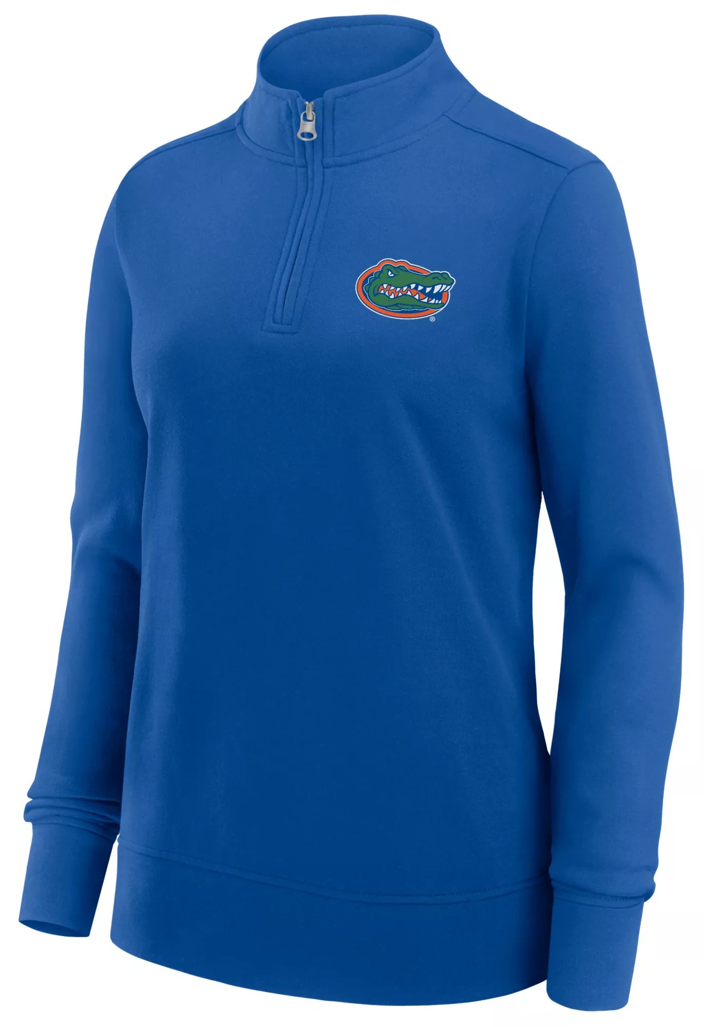 NCAA Women's Florida Gators Blue Terry Logo QuarterZip Dick's
