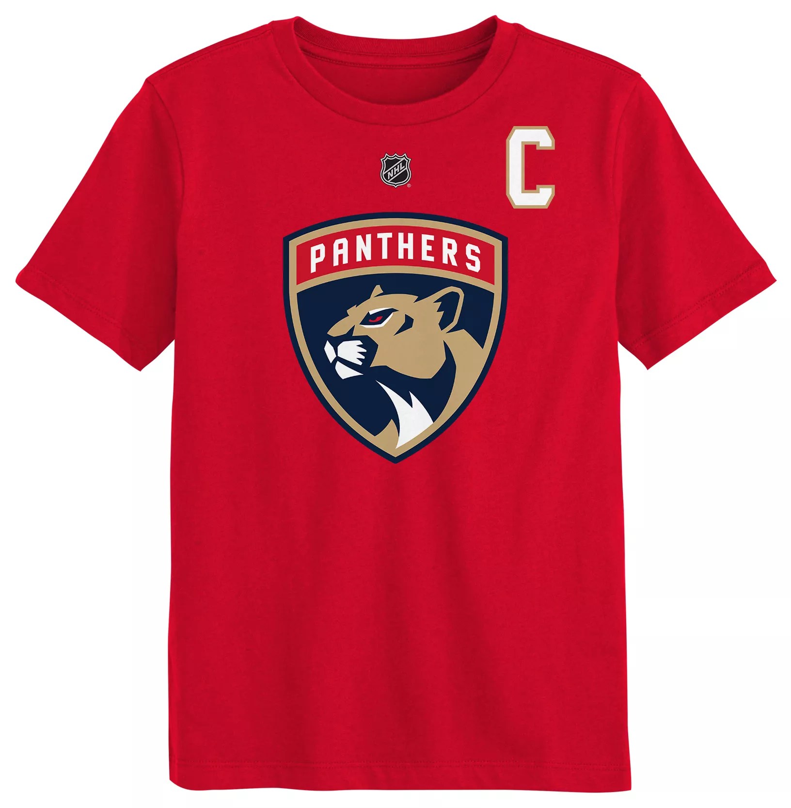 NHL Kids' Florida Panthers Aleksander Barkov 16 20242025 Red TShirt