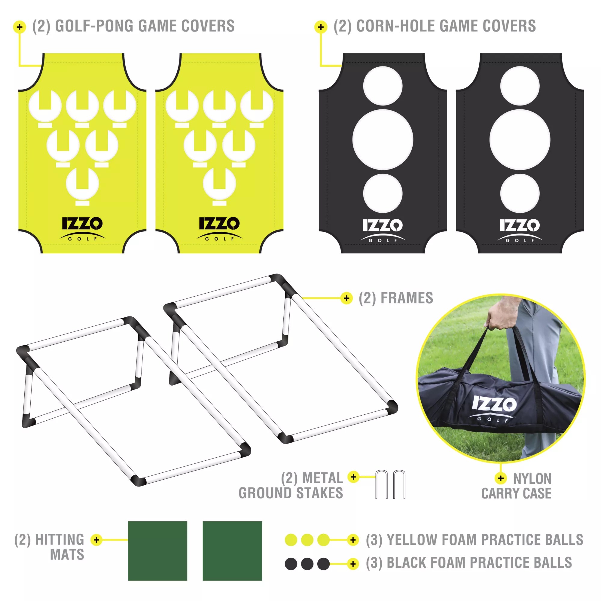 Izzo Golf PongHole Chipping Game Set Golf Galaxy
