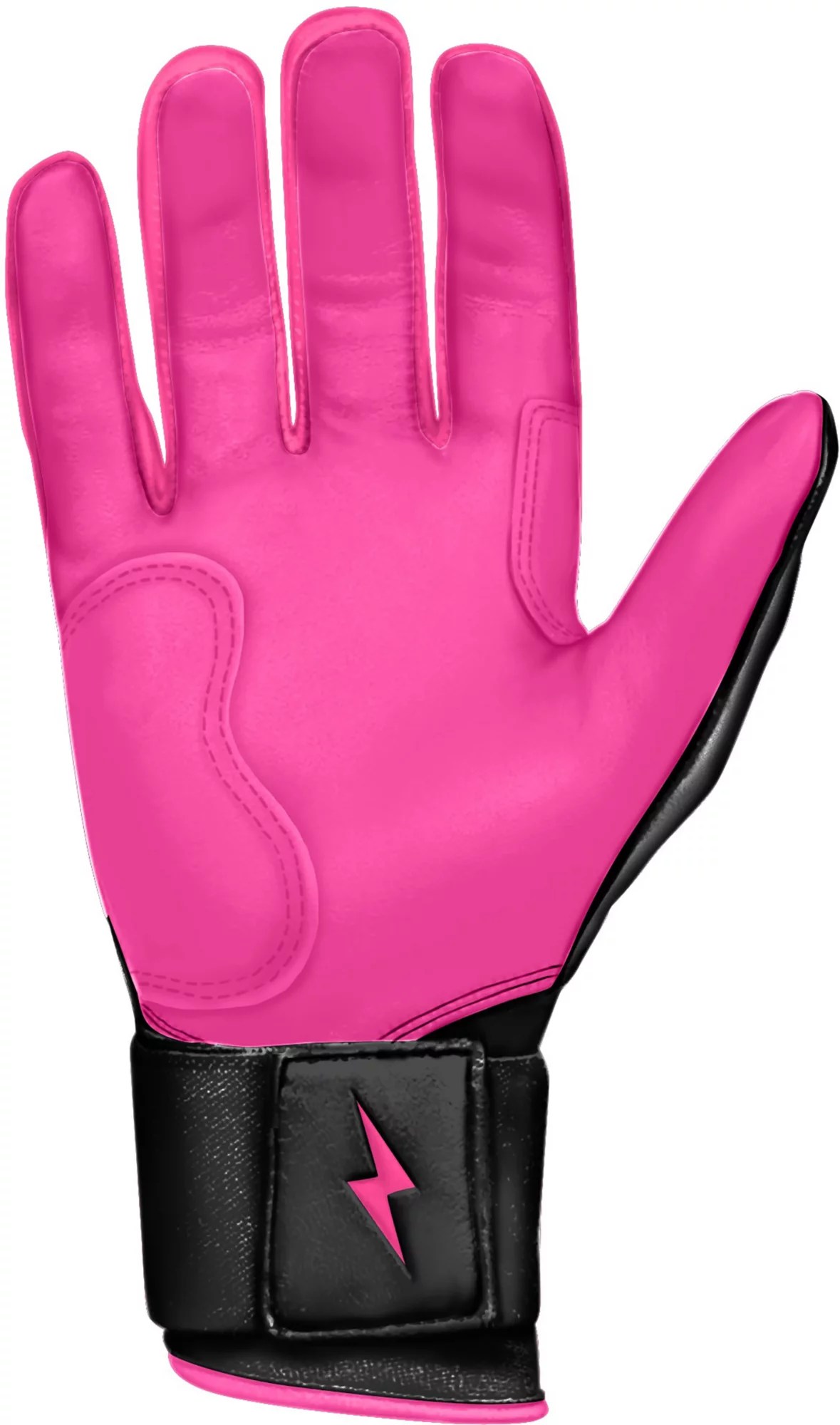 Bruce Bolt Youth Long Cuff Black/Pink Batting Gloves Dick's Sporting