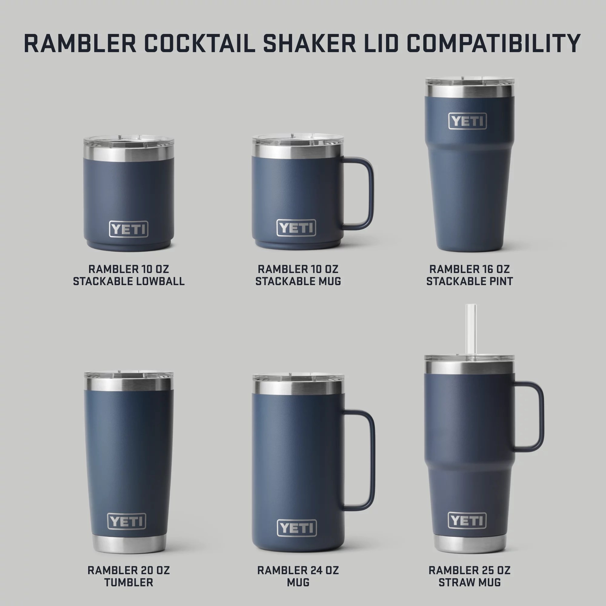 YETI Rambler Cocktail Shaker Lid Publiclands