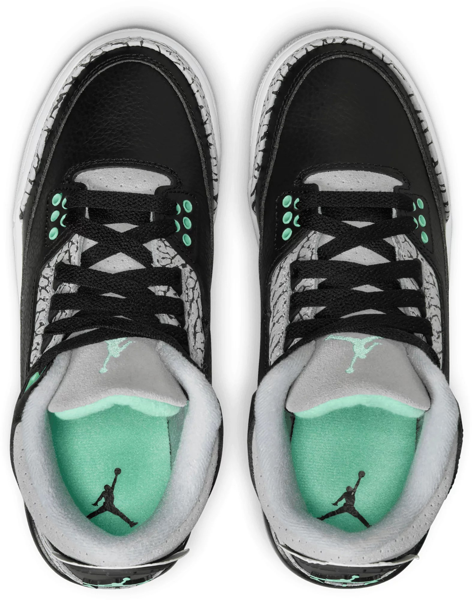 Kids' Air Jordan 3 Retro 'Green Glow' DICK'S Sporting Goods