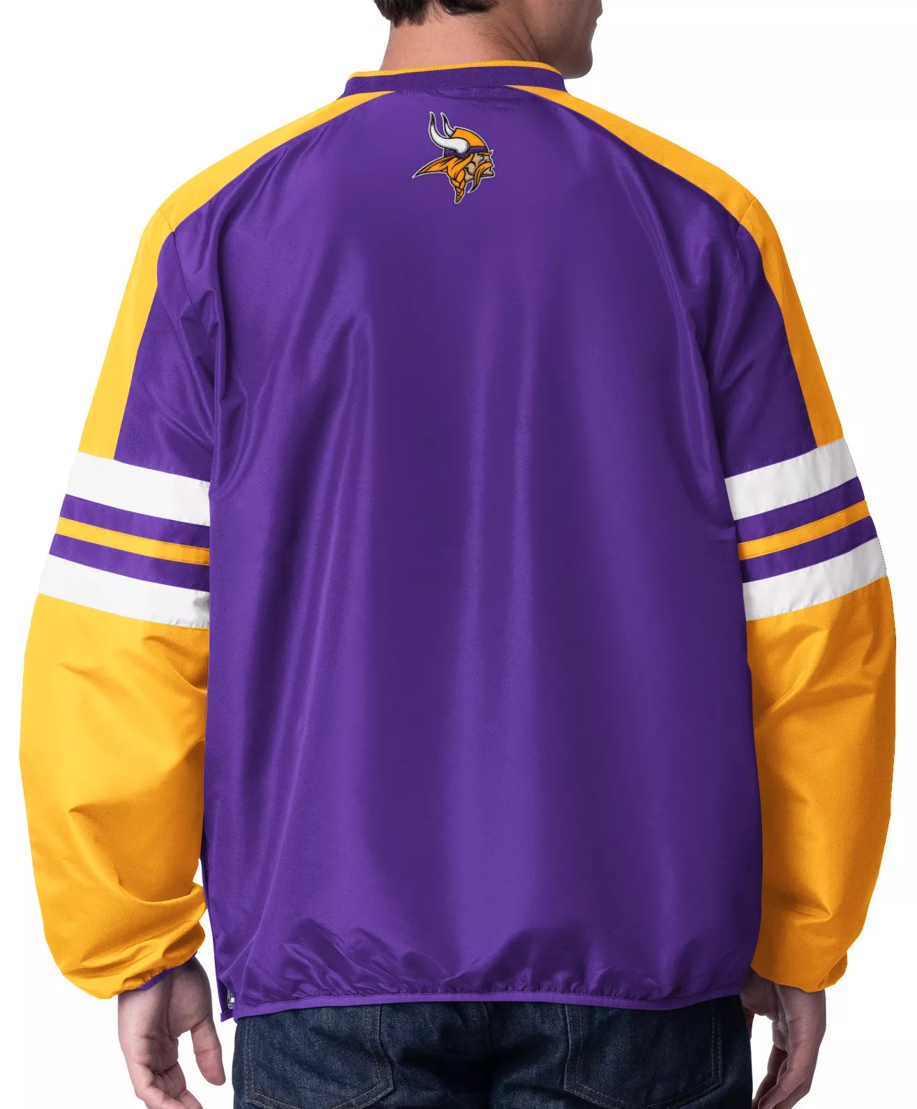 GIII Men's Minnesota Vikings Purple Heat Pullover Jacket Dick's