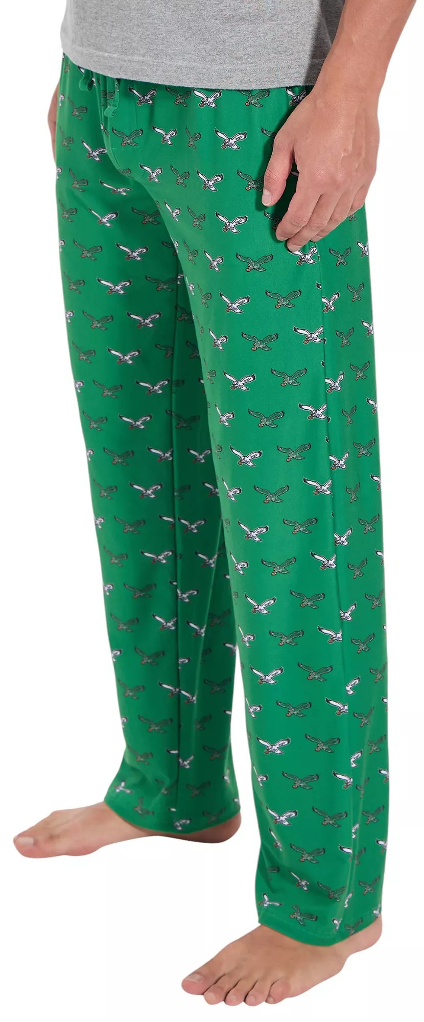 Concepts Sport Men's Philadelphia Eagles Kelly Green Record Knit Pants